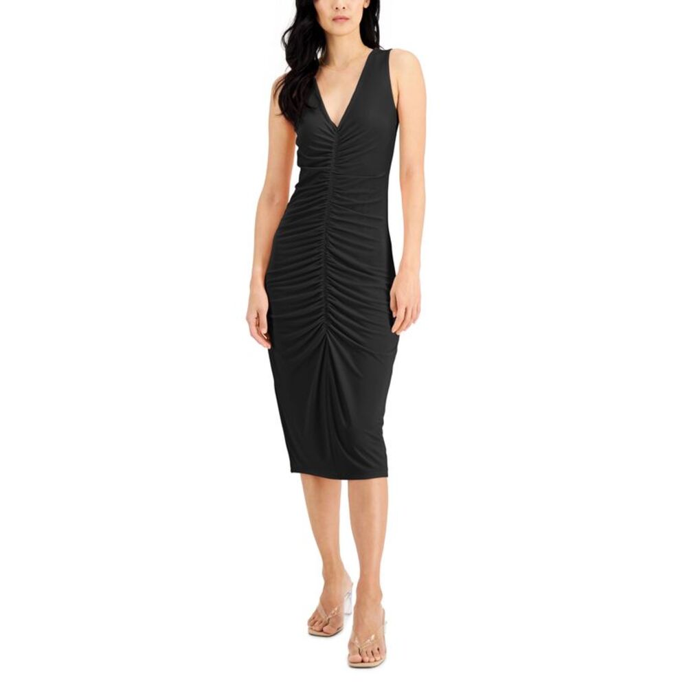 INC International Concepts Ruched Bodycon Dress